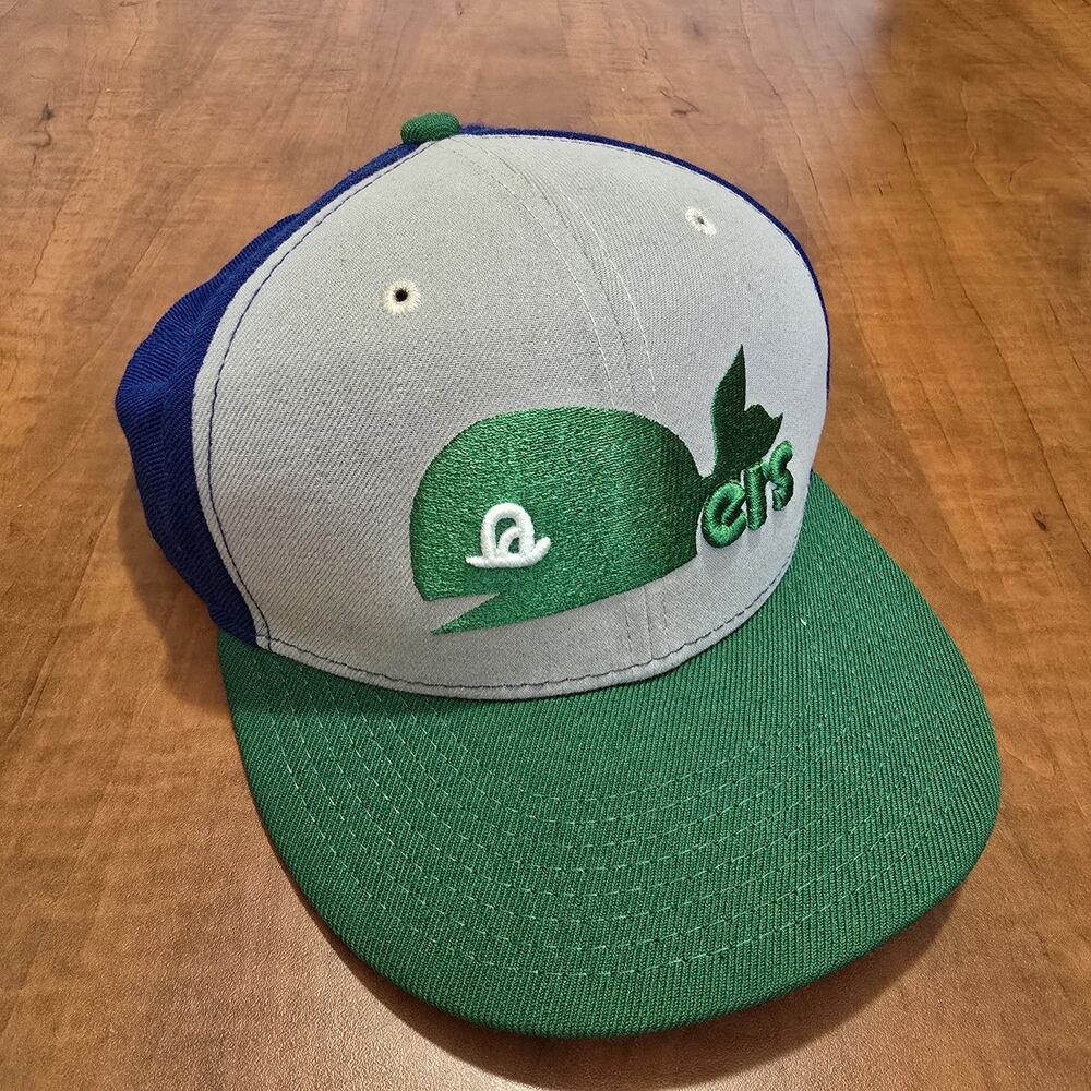 New Era 9FIFTY Vintage Hockey Hartford Whalers Adjustable Wool Snapback Hat OS